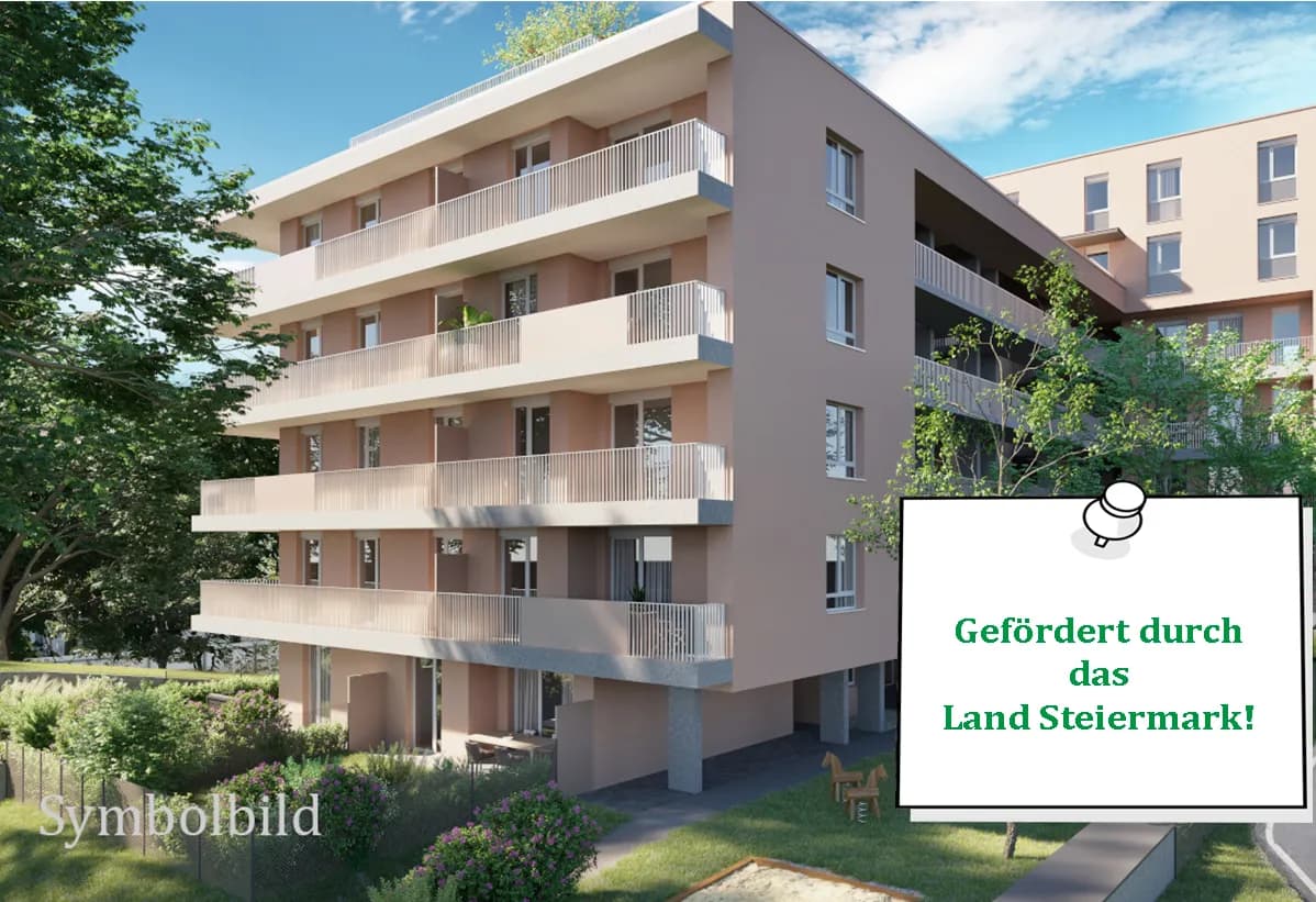 4-Zimmer-Wohnung mieten in Graz – 83,13 m², € 1.119
