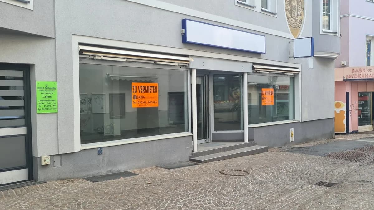 Gewerbeimmobilie mieten in Villach – 150 m², € 1.658