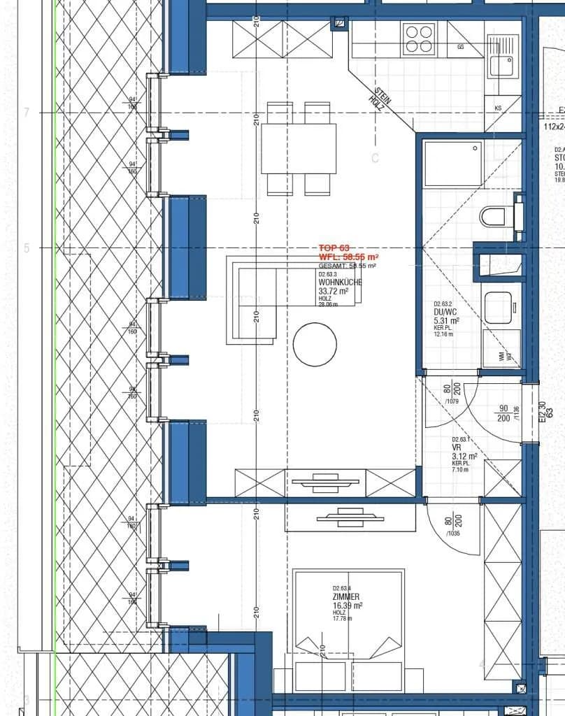 2-Zimmer-Wohnung kaufen in Wien – 58,55 m², € 339.000 – Bild 8 von 8