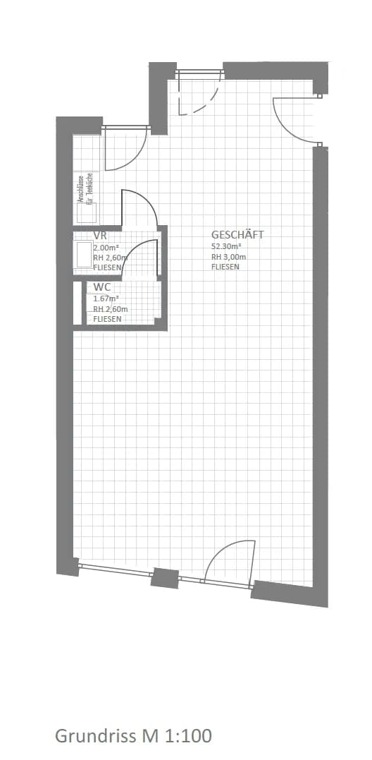 Gewerbeimmobilie mieten in Graz – 56 m², € 15 – Bild 4 von 4