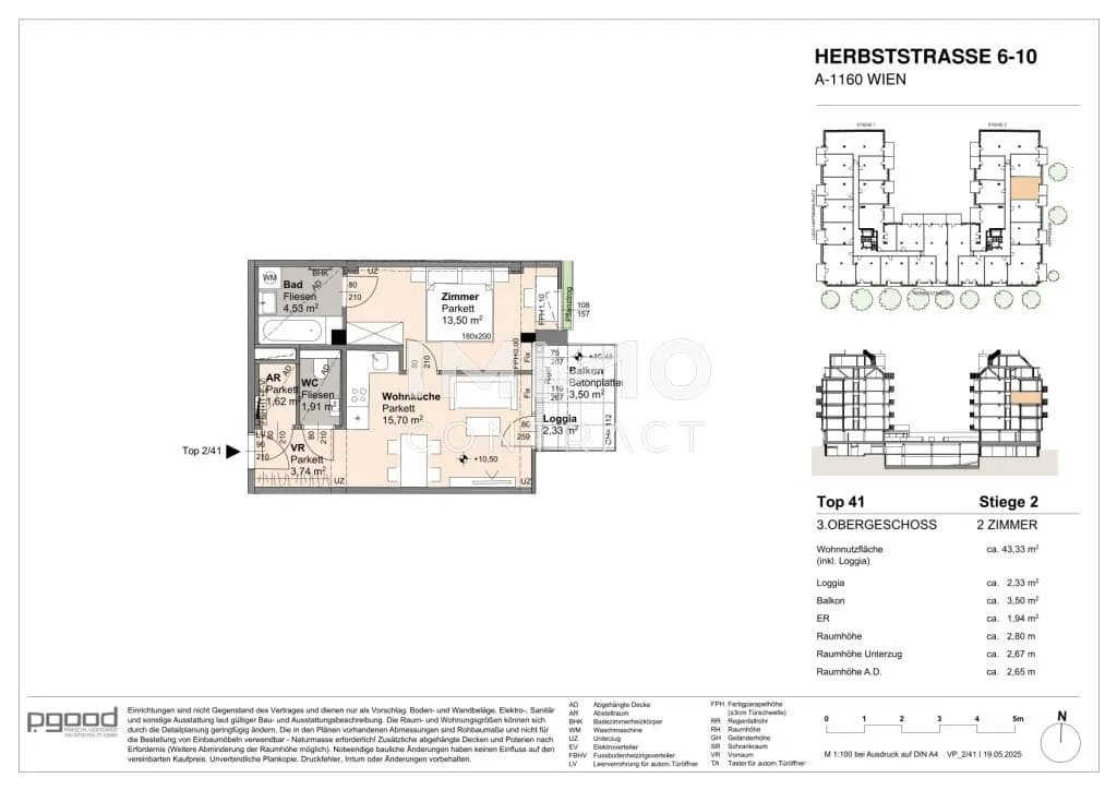 Immobilie kaufen in Wien – 41 m², € 279.400 – Bild 11 von 11
