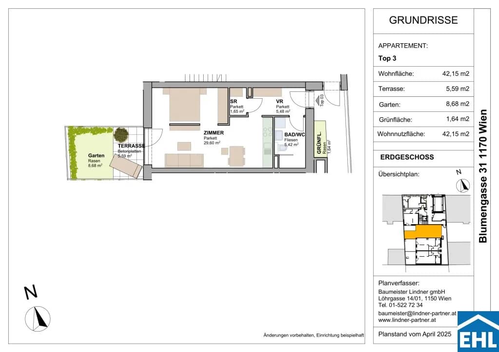 1-Zimmer-Wohnung kaufen in Wien – 42,15 m², € 305.448 – Bild 7 von 7