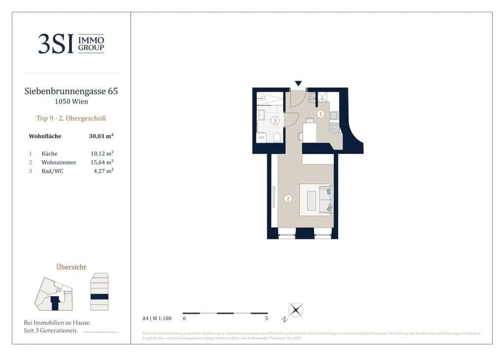 1-Zimmer-Wohnung kaufen in Wien – 30,03 m², € 239.000 – Bild 21 von 21