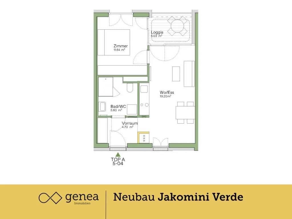 2-Zimmer-Wohnung kaufen in Graz – 41,14 m², € 216.000 – Bild 2 von 16