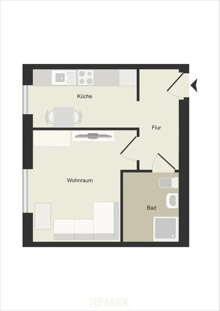 1-Zimmer-Wohnung kaufen in Wien – 31 m², € 120.000 – Bild 8 von 8