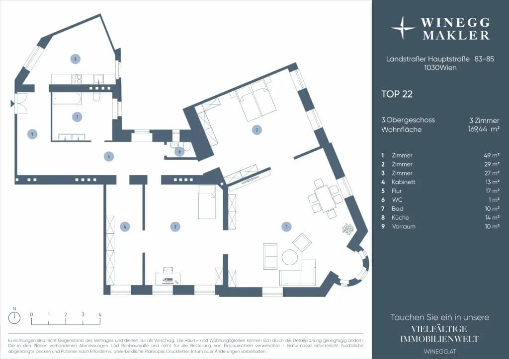 3-Zimmer-Wohnung kaufen in Wien – 169,44 m², € 1.090.000 – Bild 14 von 14