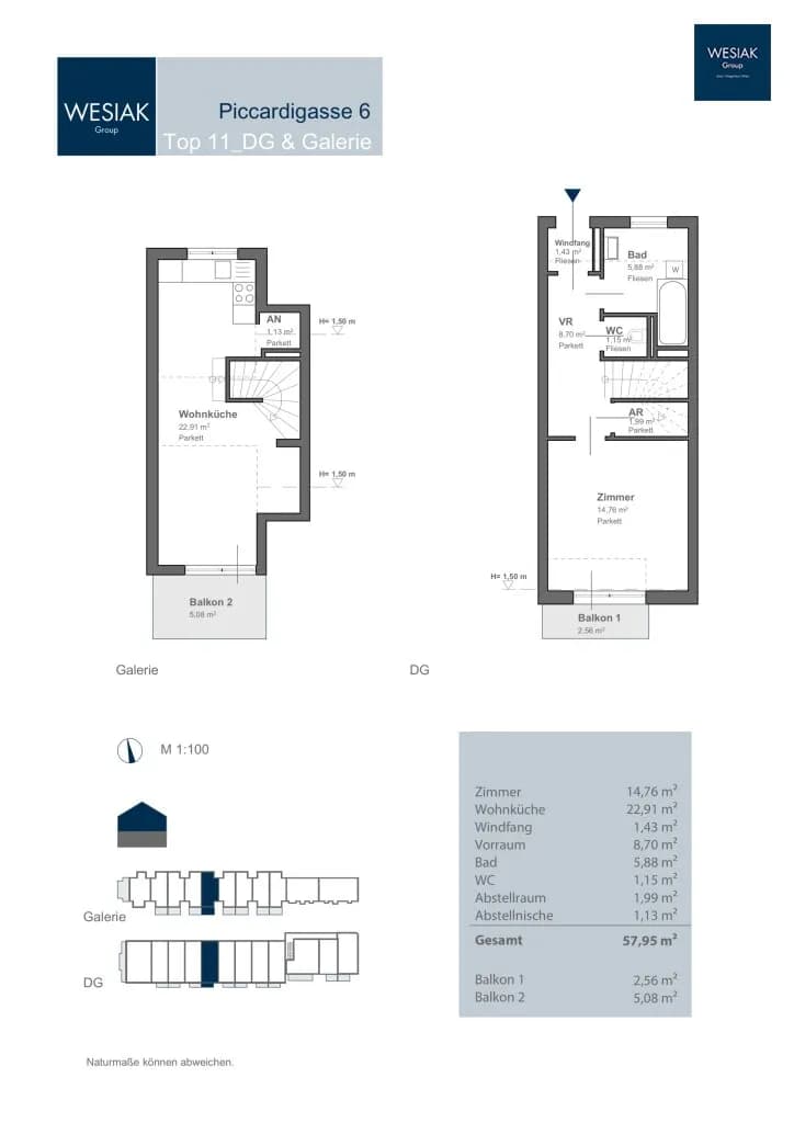 2-Zimmer-Wohnung mieten in Graz – 58 m², € 786 – Bild 25 von 25