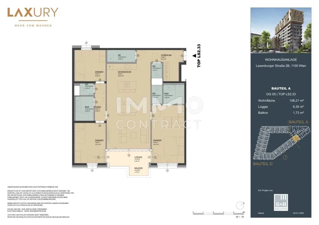 4-Zimmer-Wohnung kaufen in Wien – 106,21 m², € 798.000 – Bild 18 von 18