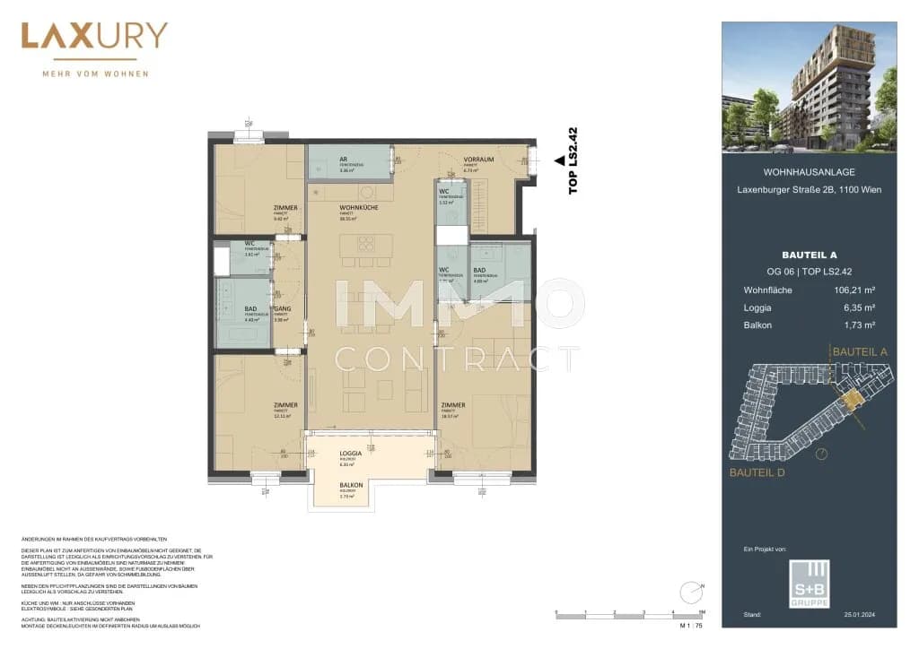 4-Zimmer-Wohnung kaufen in Wien – 106,21 m², € 798.000 – Bild 16 von 16