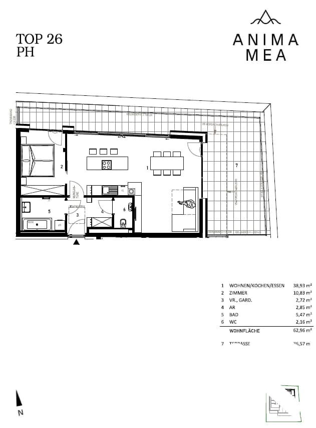 2-Zimmer-Wohnung kaufen in Klagenfurt Land – 63 m², € 599.000 – Bild 12 von 12