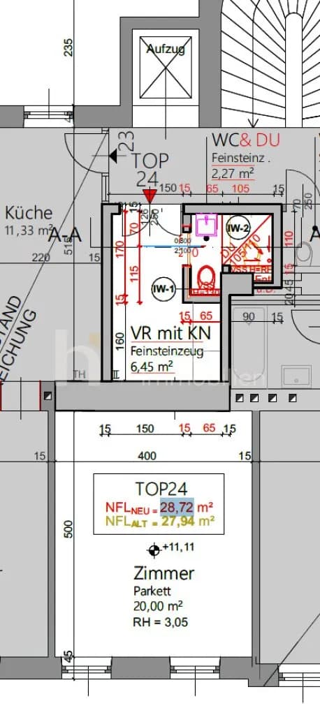 1-Zimmer-Wohnung kaufen in Wien – 28,72 m², € 149.000 – Bild 13 von 13