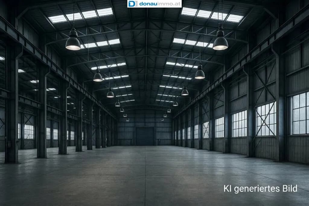 Gewerbeimmobilie mieten in Melk – 1 500 m², € 4