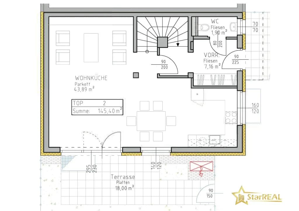 5-Zimmer-Haus kaufen in Wien – 145,4 m², € 645.000 – Bild 33 von 38