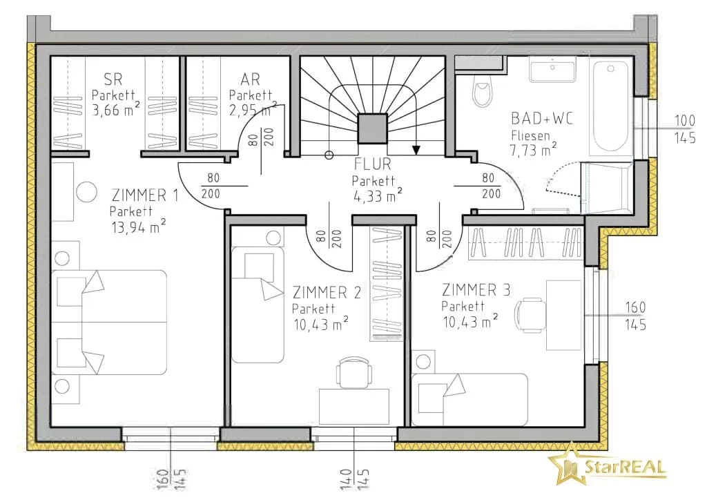 5-Zimmer-Haus kaufen in Wien – 145,4 m², € 645.000 – Bild 34 von 38