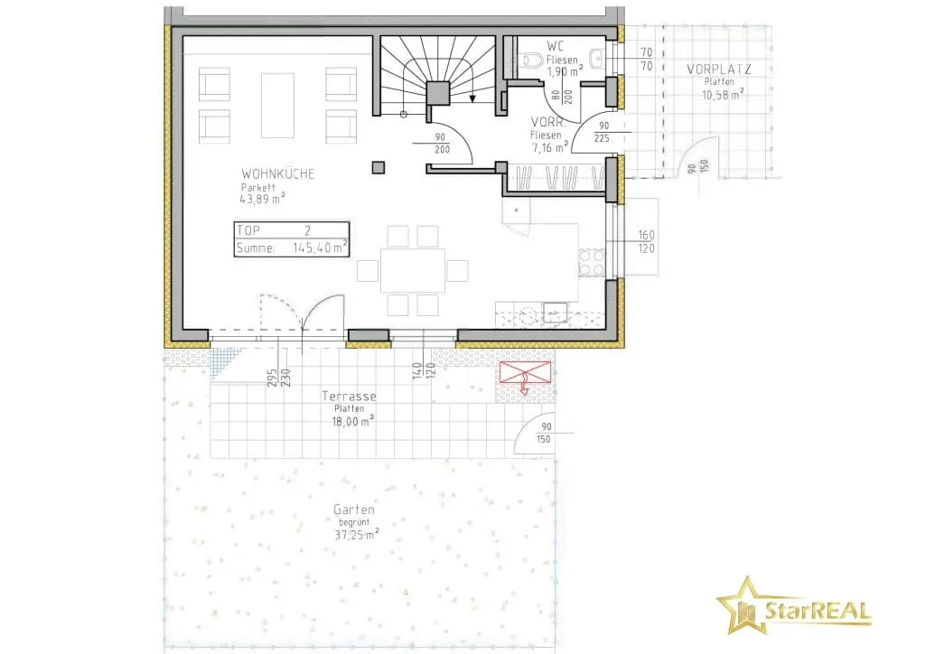 5-Zimmer-Haus kaufen in Wien – 145,4 m², € 645.000 – Bild 37 von 38