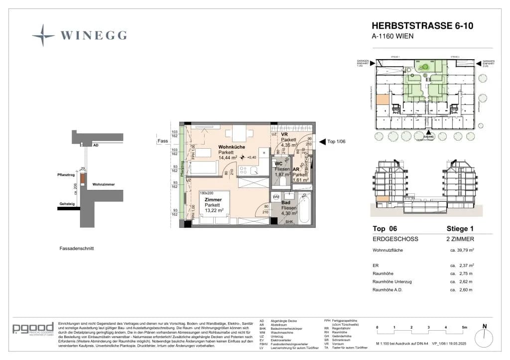 2-Zimmer-Wohnung kaufen in Wien – 39,7 m², € 246.600 – Bild 14 von 14