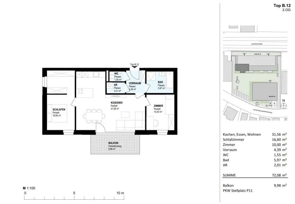 3-Zimmer-Wohnung kaufen in Vöcklabruck – 73,24 m², € 312.300 – Bild 12 von 16