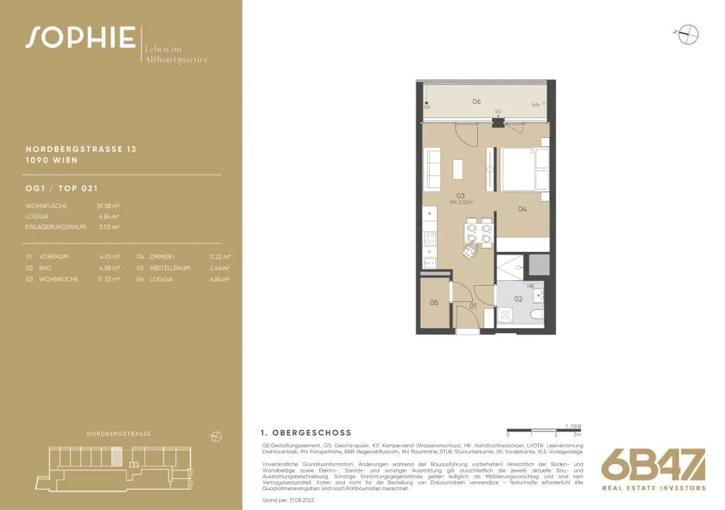 2-Zimmer-Wohnung kaufen in Wien – 39,76 m², € 330.000 – Bild 13 von 13