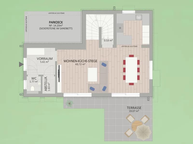 5-Zimmer-Haus kaufen in Wien – 169,67 m², € 1.297.900 – Bild 2 von 7