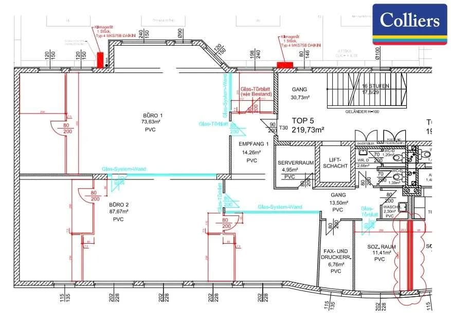 7-Zimmer-Gewerbeimmobilie mieten in Wien – 220 m², € 2.850 – Bild 9 von 10