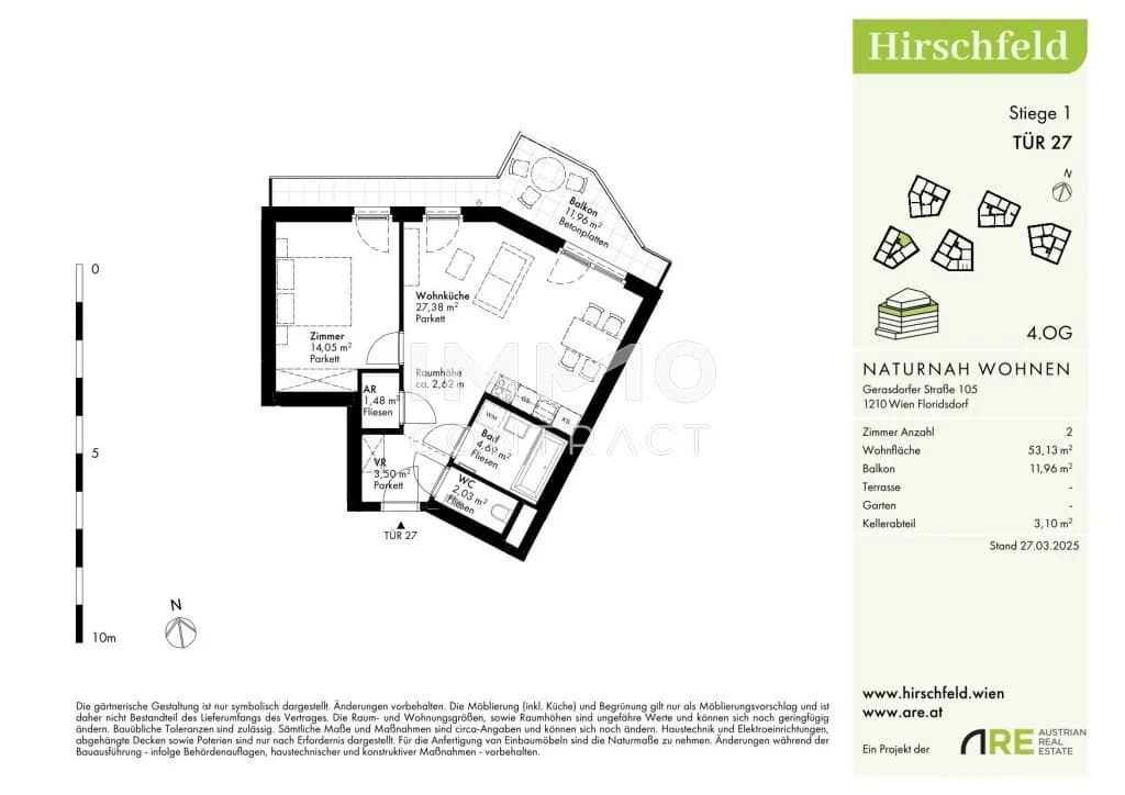 2-Zimmer-Wohnung kaufen in Wien – 53,13 m², € 325.000 – Bild 18 von 18