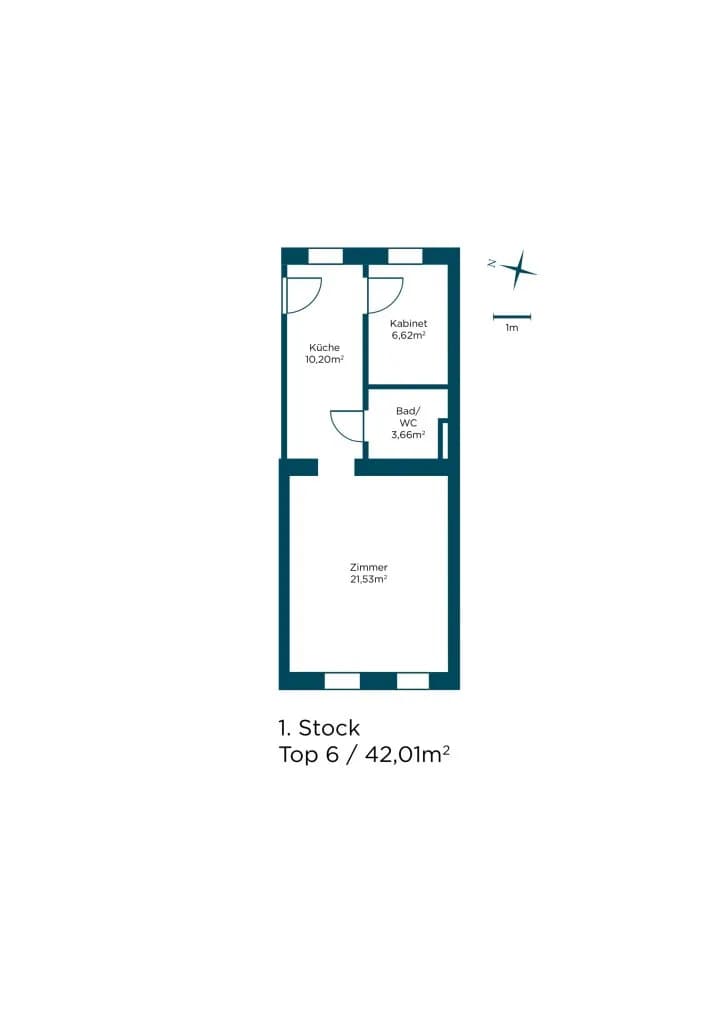 2-Zimmer-Wohnung kaufen in Wien – 42,01 m², € 244.900 – Bild 17 von 19