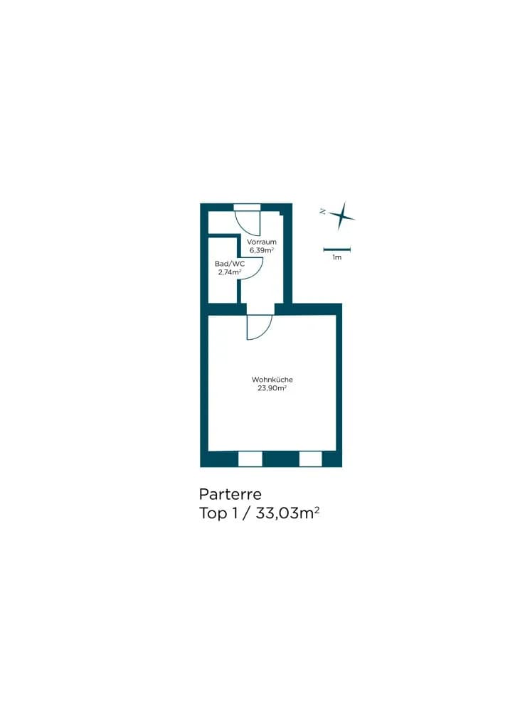 1-Zimmer-Wohnung kaufen in Wien – 33,03 m², € 169.000 – Bild 12 von 14