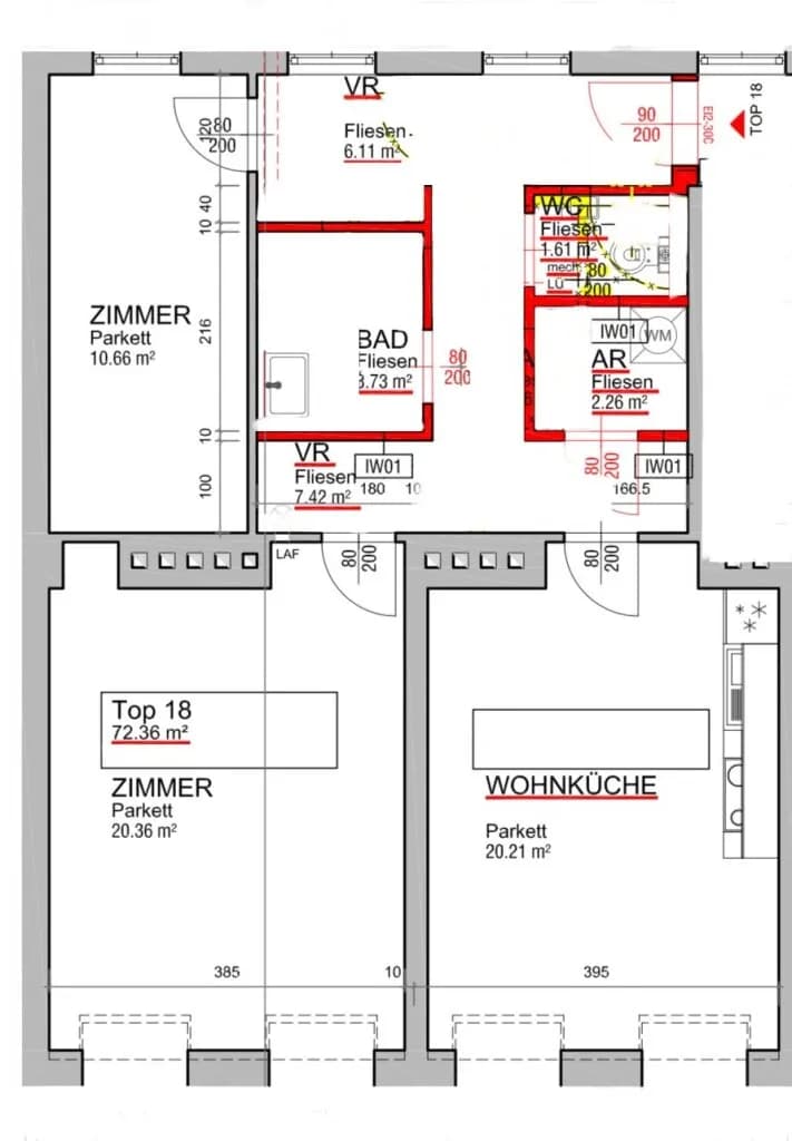 3-Zimmer-Wohnung kaufen in Wien – 72,36 m², € 455.000 – Bild 19 von 19
