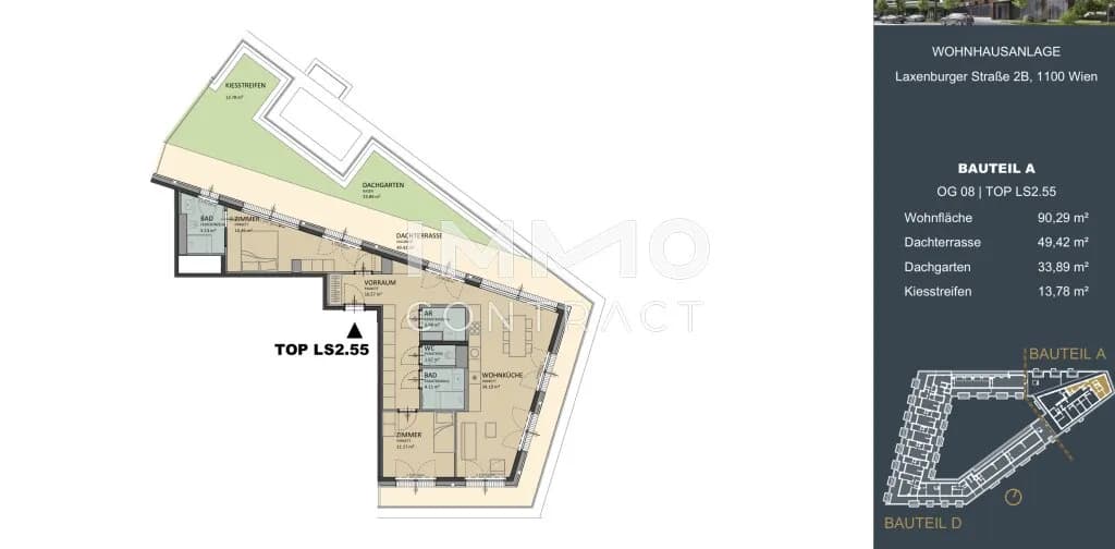 3-Zimmer-Wohnung kaufen in Wien – 90,67 m², € 950.000 – Bild 22 von 22