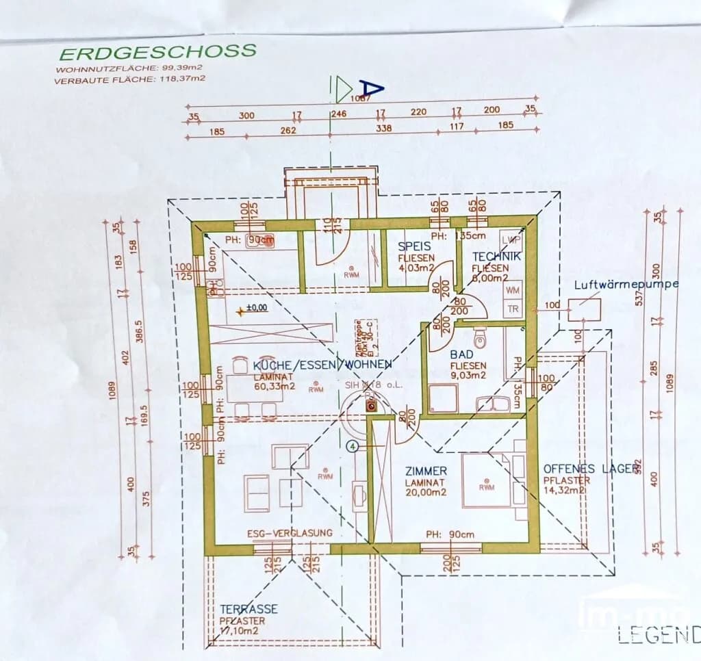 2-Zimmer-Haus kaufen in Güssing – 99,4 m², € 348.000 – Bild 21 von 33