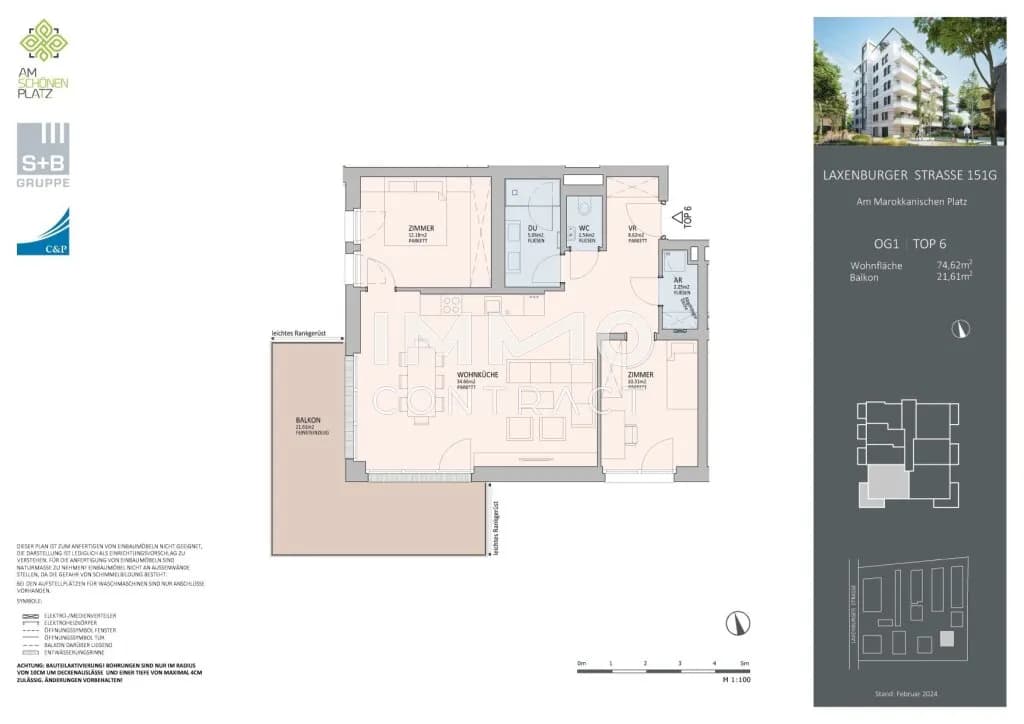 3-Zimmer-Wohnung kaufen in Wien – 74,62 m², € 680.000 – Bild 14 von 14