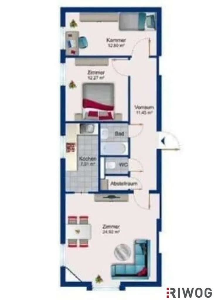 3-Zimmer-Wohnung kaufen in Neunkirchen – 74 m², € 290.000 – Bild 12 von 12