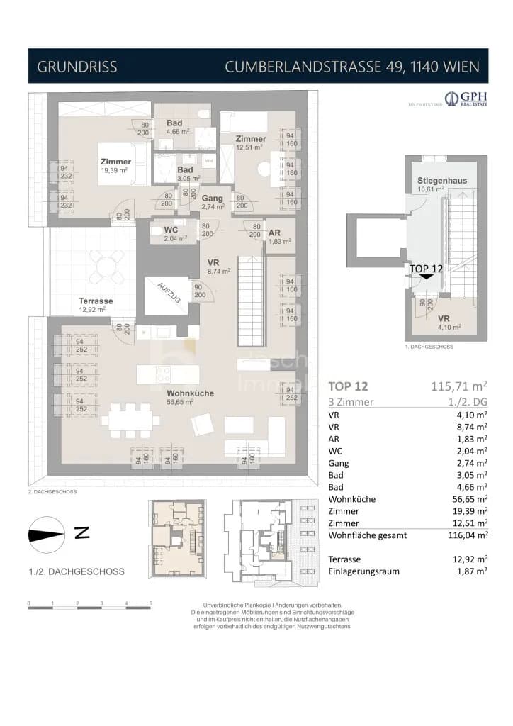 3-Zimmer-Wohnung kaufen in Wien – 115,71 m², € 898.000 – Bild 27 von 27