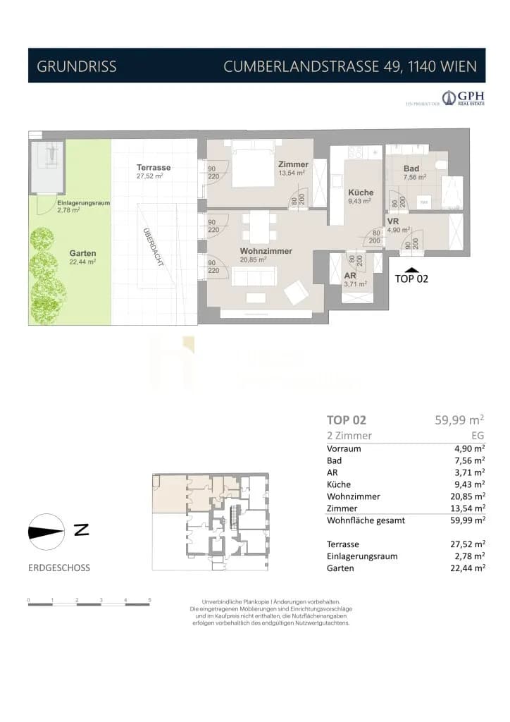 2-Zimmer-Wohnung kaufen in Wien – 59,99 m², € 449.000 – Bild 23 von 23