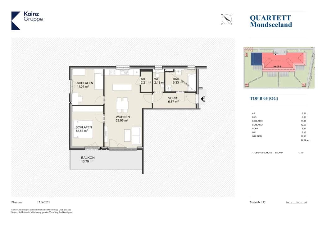3-Zimmer-Wohnung kaufen in Vöcklabruck – 70,77 m², € 353.000 – Bild 18 von 20