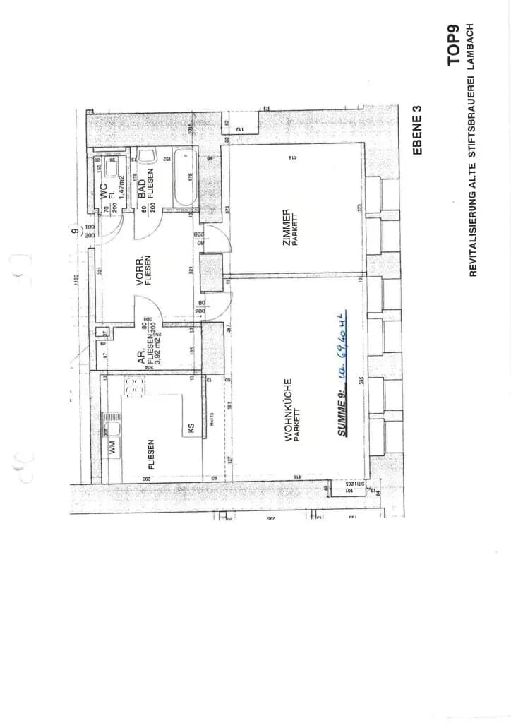 Wohnung mieten in Wels-Land – 69,05 m², € 764 – Bild 7 von 7