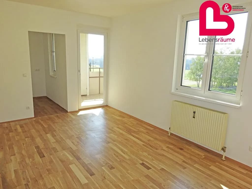 2-Zimmer-Wohnung mieten in Freistadt – 45,84 m², € 345
