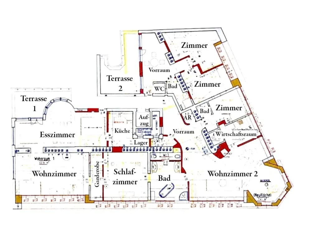 9-Zimmer-Wohnung mieten in Wien – 330 m², € 6.210 – Bild 44 von 47