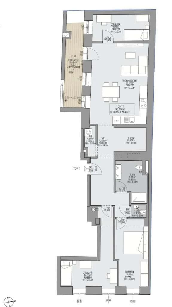 4-Zimmer-Wohnung kaufen in Wien – 95,19 m², € 730.000 – Bild 18 von 18