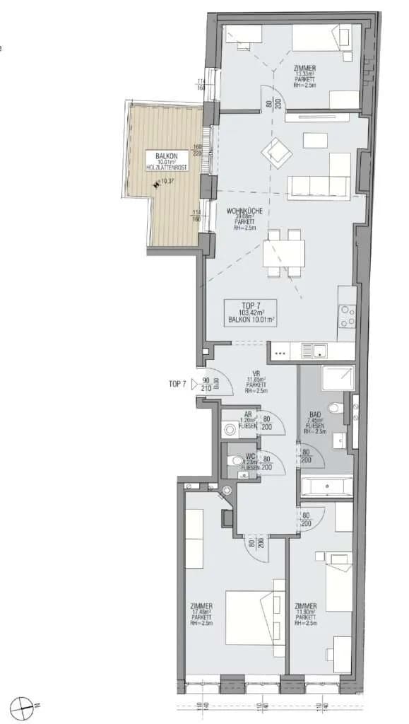 4-Zimmer-Wohnung kaufen in Wien – 106,13 m², € 998.000 – Bild 22 von 22