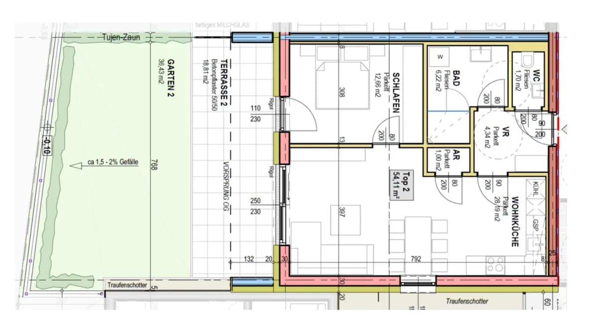 Wohnung mieten in Schärding – 55 m², € 921
