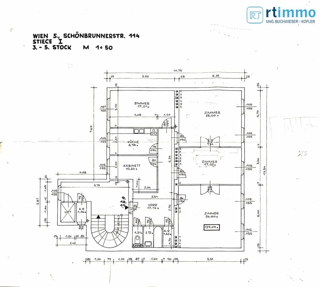 5-Zimmer-Wohnung kaufen in Wien – 129 m², € 448.000 – Bild 16 von 16