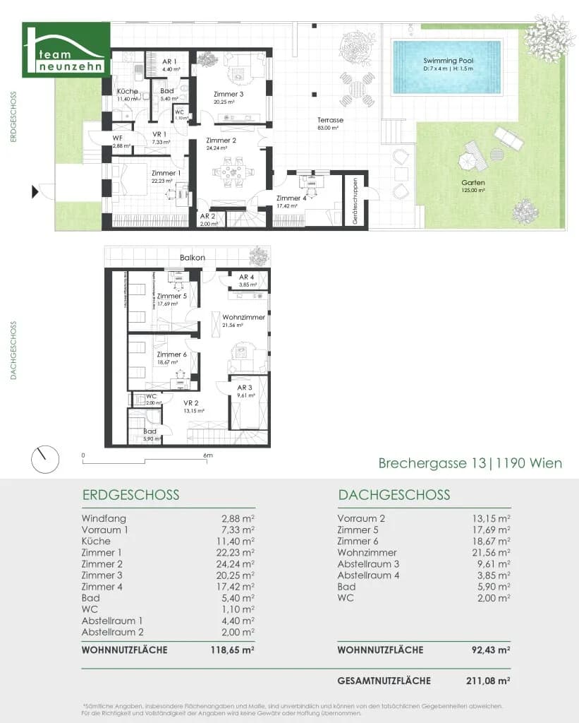 7-Zimmer-Haus kaufen in Wien – 211,08 m², € 1.685.000 – Bild 41 von 41