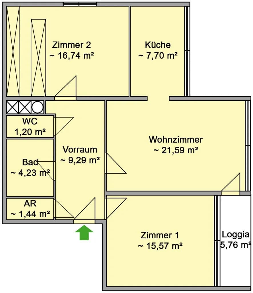3-Zimmer-Wohnung kaufen in Wien – 77 m², € 340.000 – Bild 13 von 13