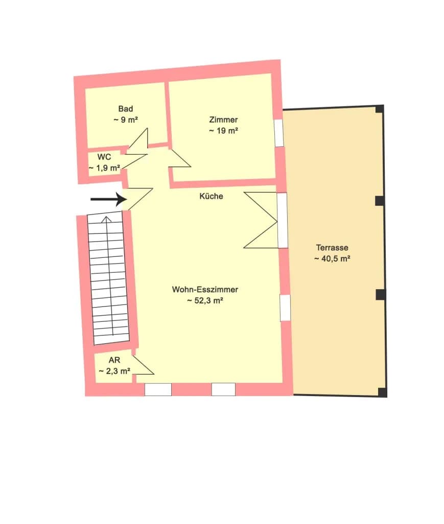 2-Zimmer-Wohnung mieten in Tulln – 84 m², € 1.290 – Bild 13 von 13