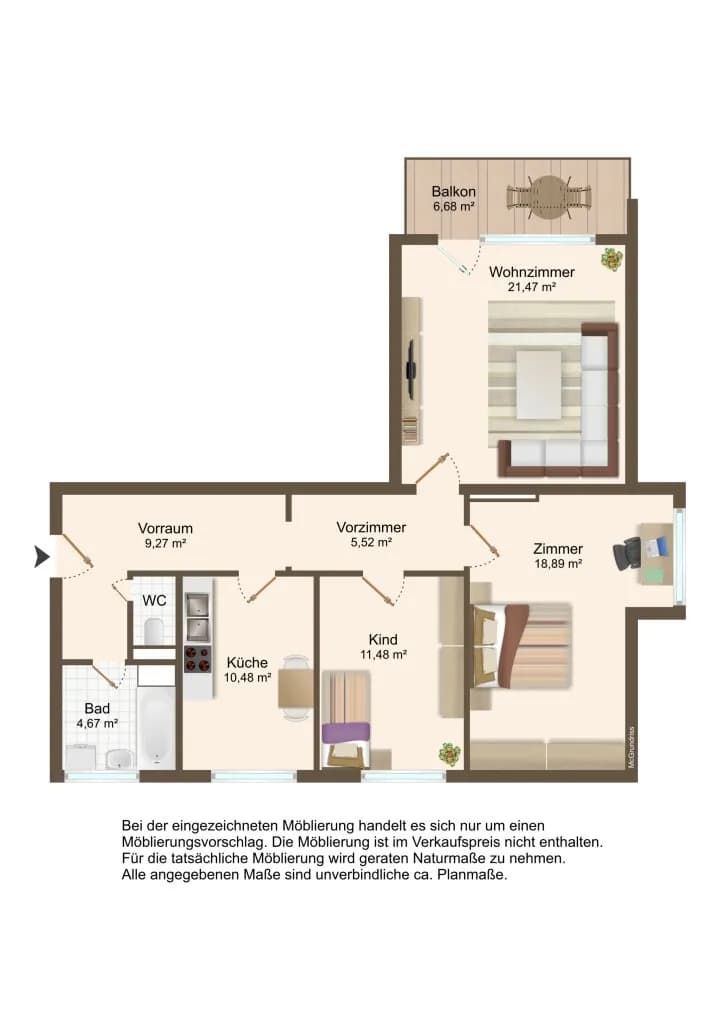 3-Zimmer-Wohnung kaufen in Reutte – 84 m², € 199.000 – Bild 20 von 20