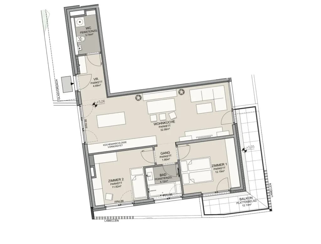 3-Zimmer-Wohnung kaufen in Wien – 71,38 m², € 740.900 – Bild 11 von 11