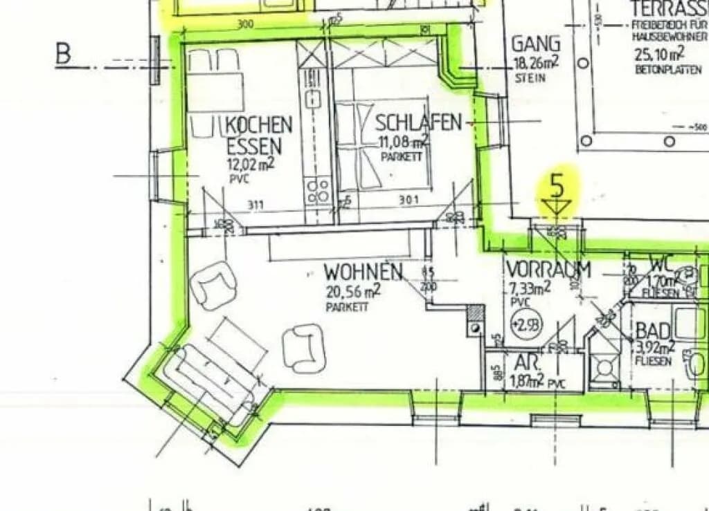 2-Zimmer-Wohnung mieten in Weiz – 60,01 m², € 565 – Bild 6 von 6