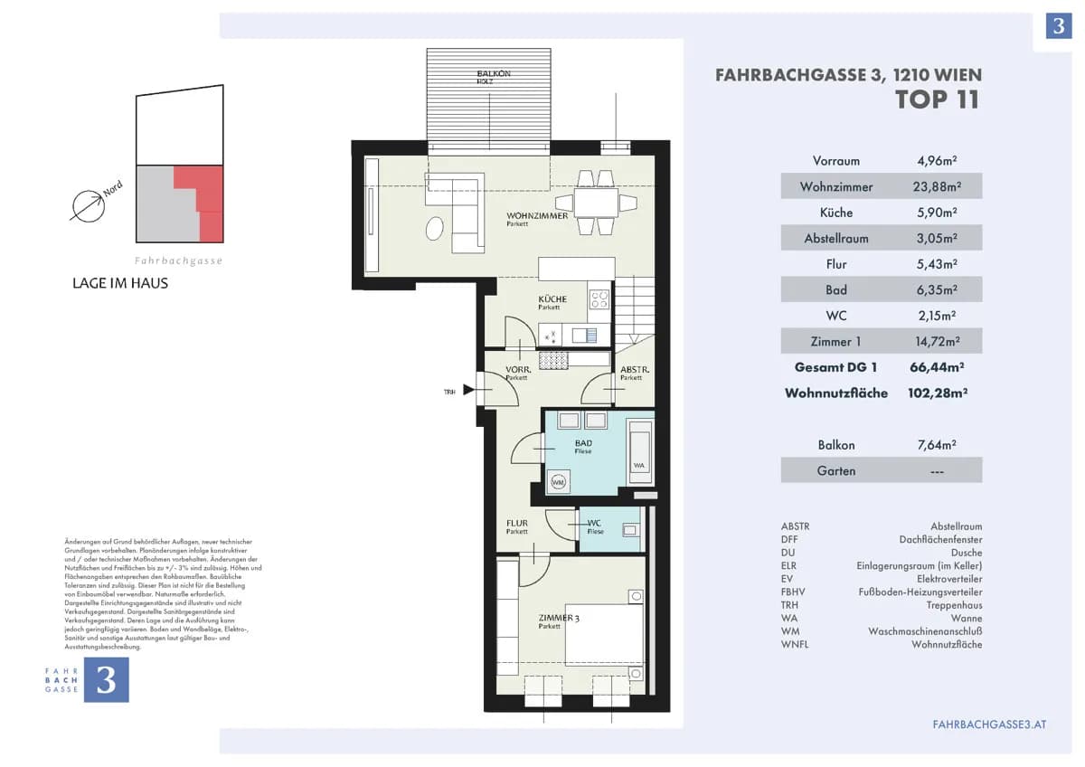 4-Zimmer-Wohnung kaufen in Wien – 102,3 m², € 669.000 – Bild 15 von 16