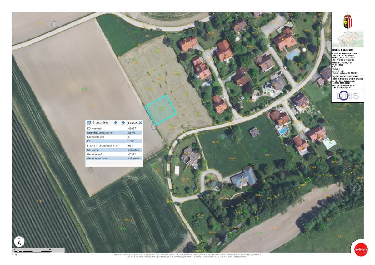 Grundstück kaufen in Eferding – 638 m² – Bild 9 von 9